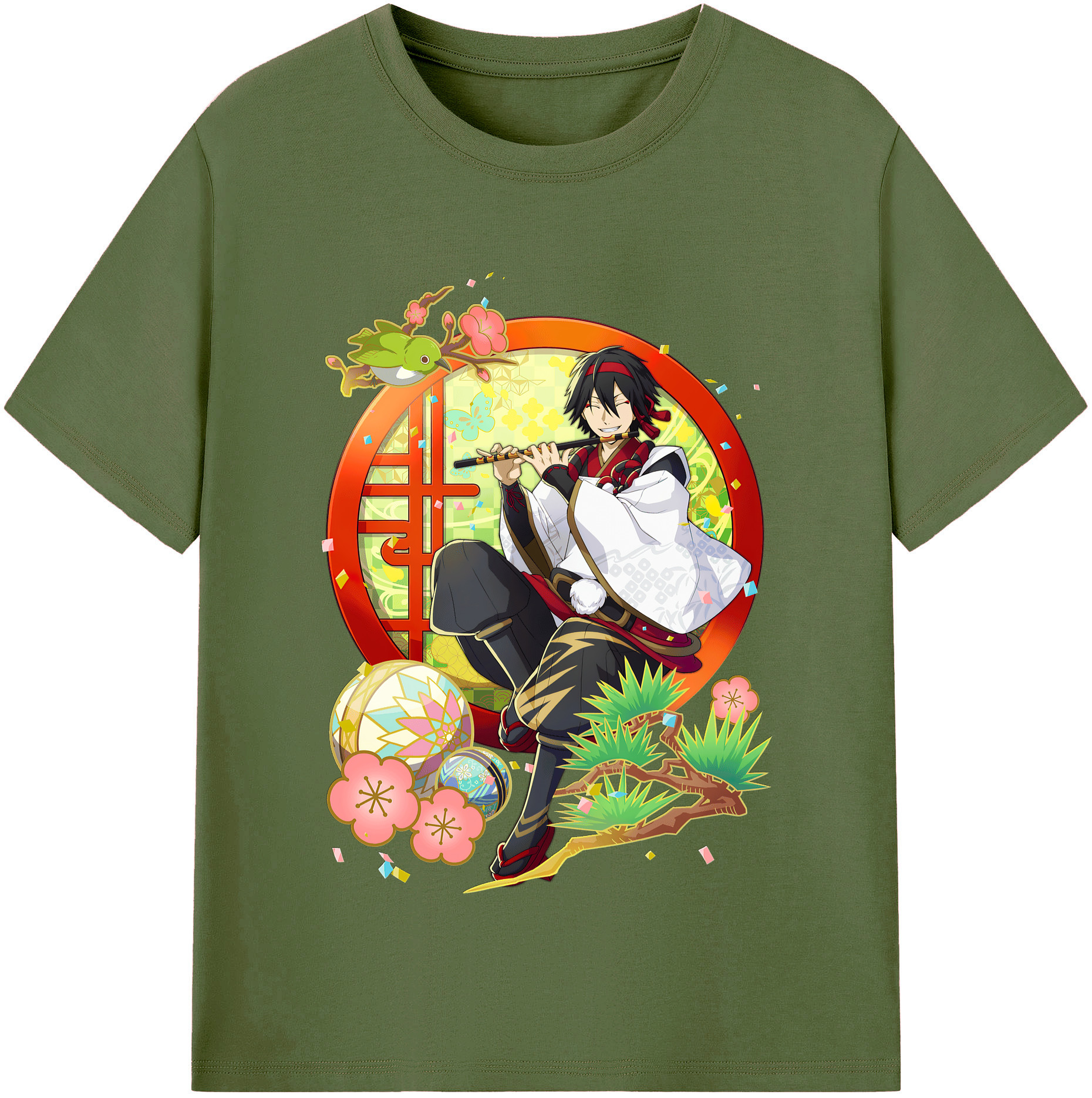 （画像用） 文豪ストレイドッグス Bungo Stray Dogs 綿100％半袖Tシャツ（フロントプリント）